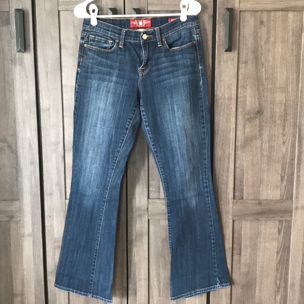 Lucky Brand Women’s 8/29 Sofia Boot Blue Jeans